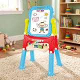 Blue Folding Double-Sided Magnetic Drawing Board