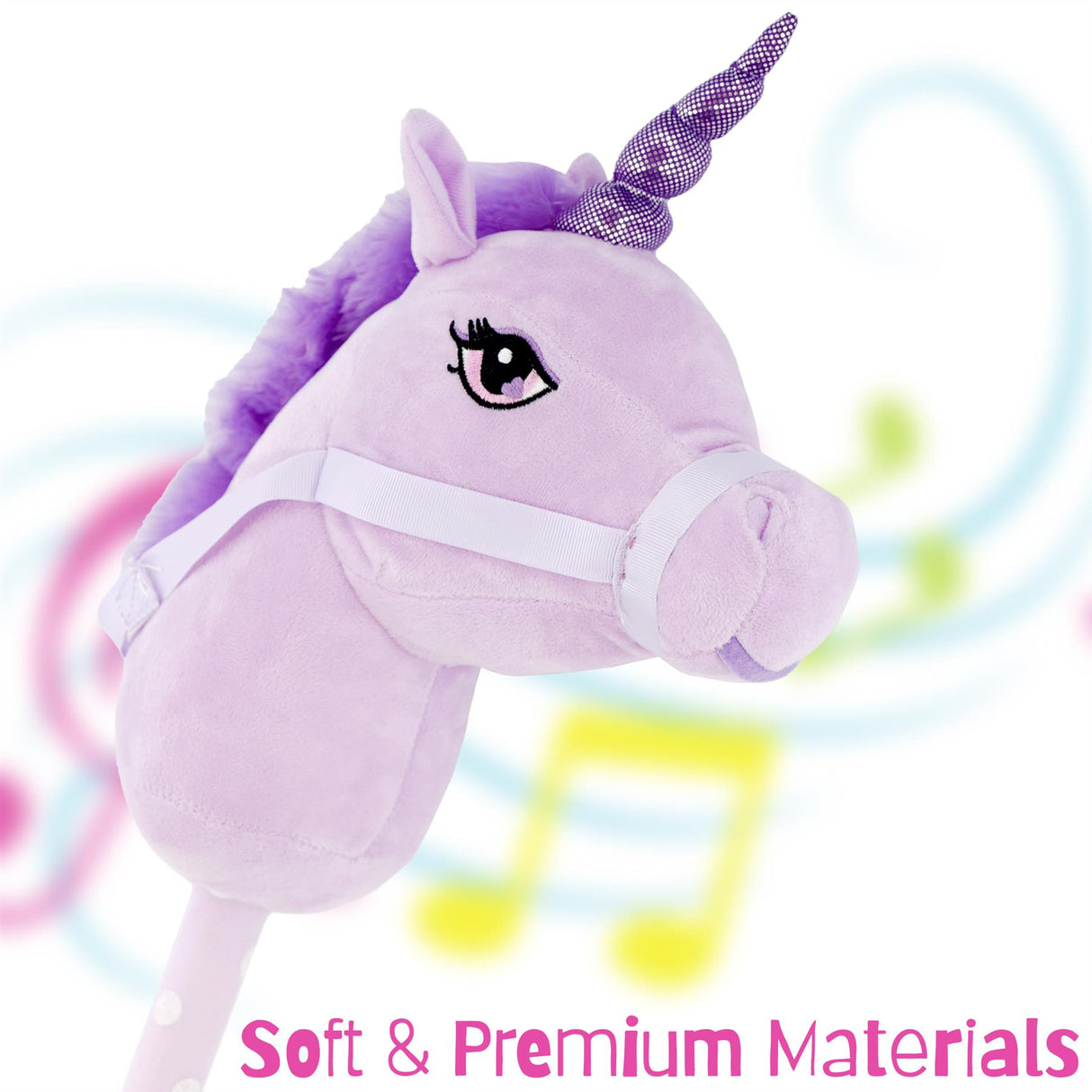 Unicorn Hobby Horse - Lilac