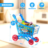 "A colorful shopping cart play set, complete with miniature items." - UKBuyZone
