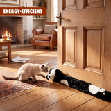 Novelty Black Dog Draught Excluder for Doors
