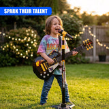 Kids Electric Guitar & Microphone Set