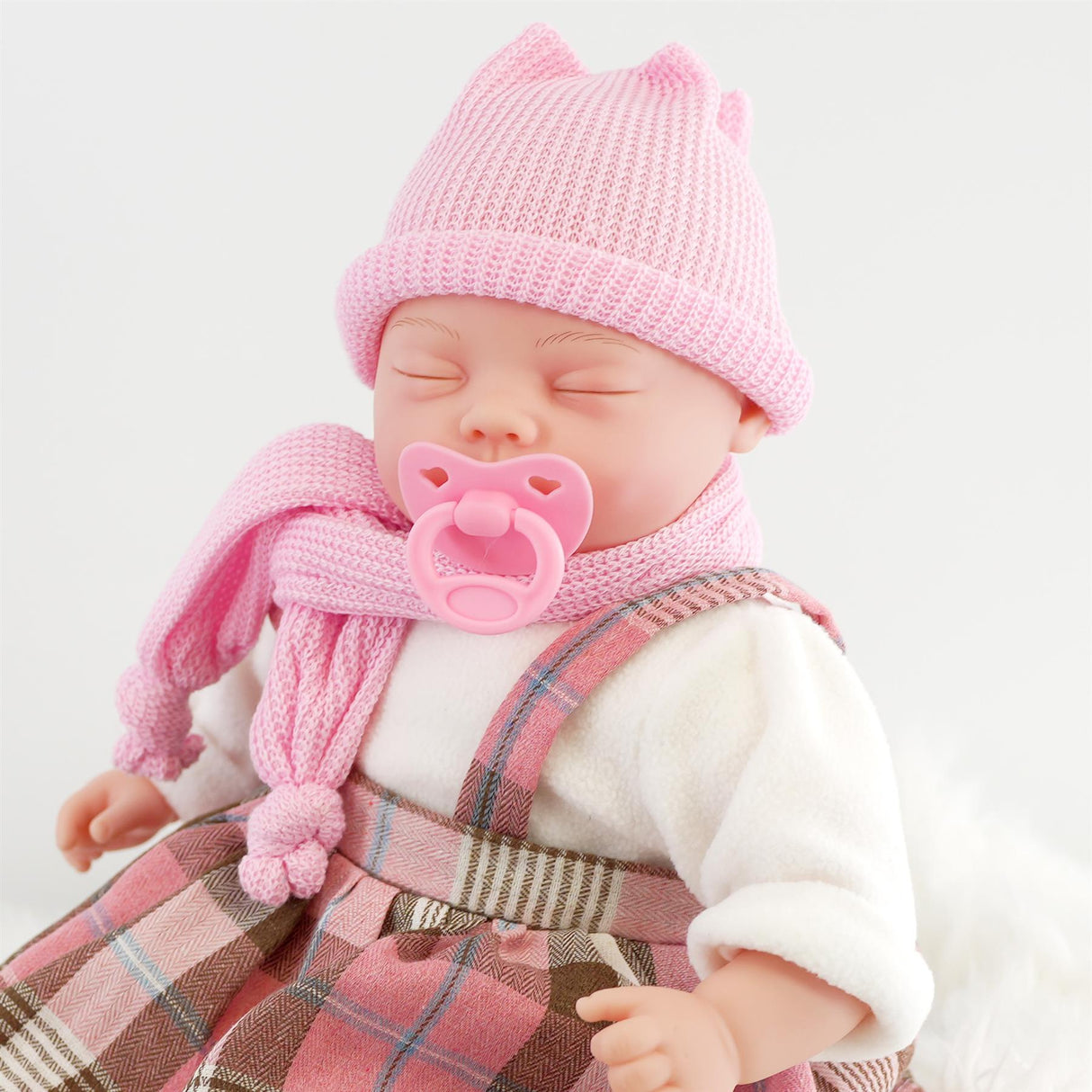 BiBi Baby Doll - Pink Tartan (45 cm / 18") by BiBi Doll - UKBuyZone