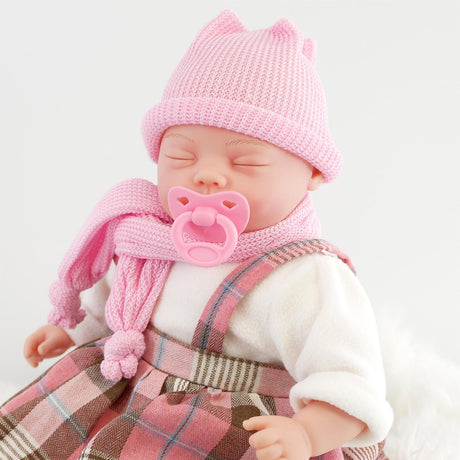 BiBi Baby Doll - Pink Tartan (45 cm / 18") by BiBi Doll - UKBuyZone