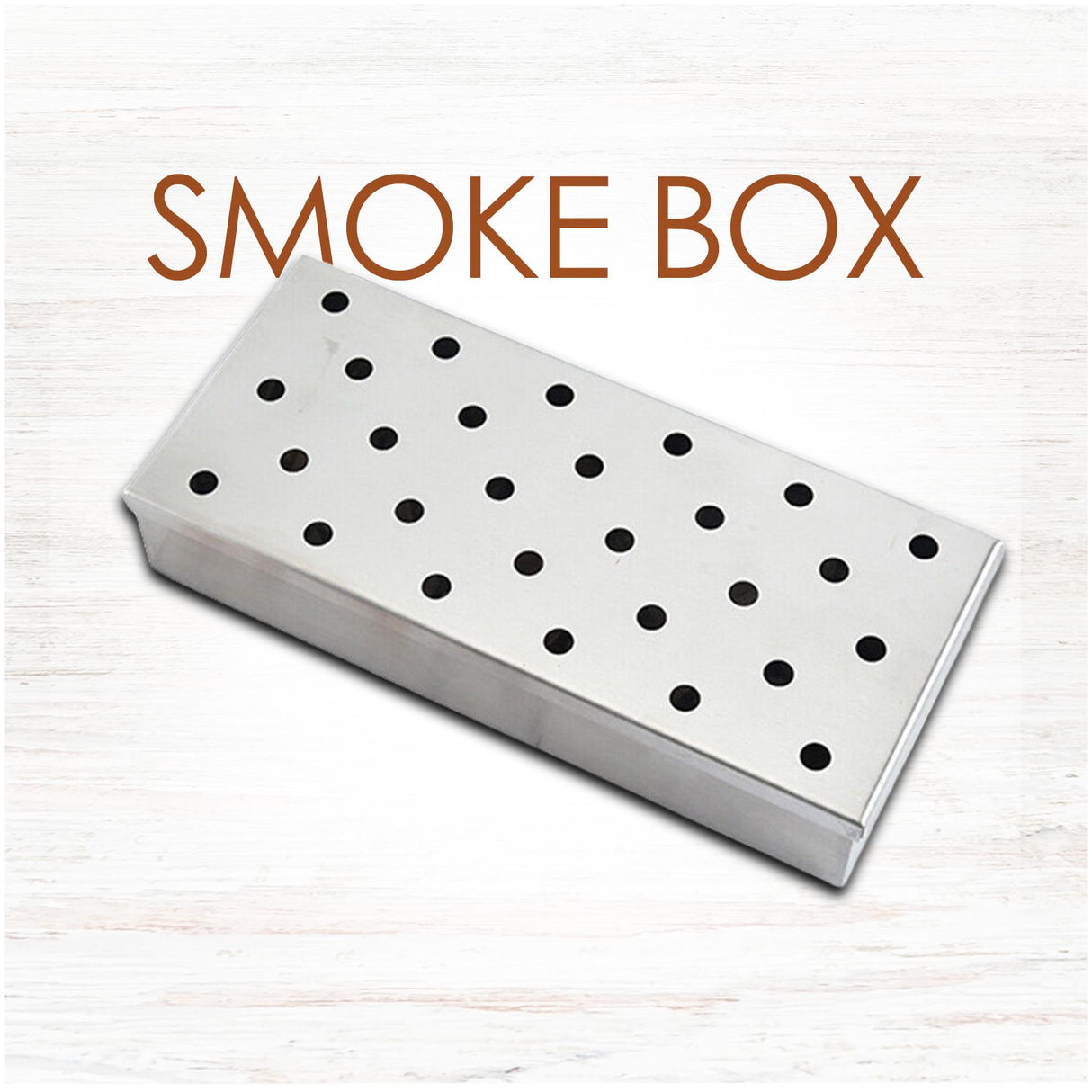 BBQ Smoker Box for Wooden Chips by Geezy - UKBuyZone