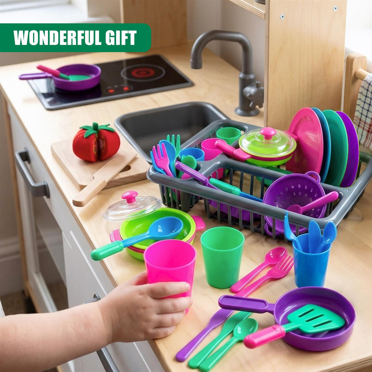 27 Piece Washing Up Playset