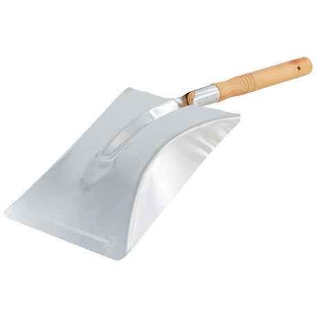 Compact Coal Shovel, Metal Head & Wooden Handle by GEEZY - UKBuyZone