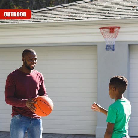 Basketball Hoop with Net - Wall-mounted by FastFold - UKBuyZone