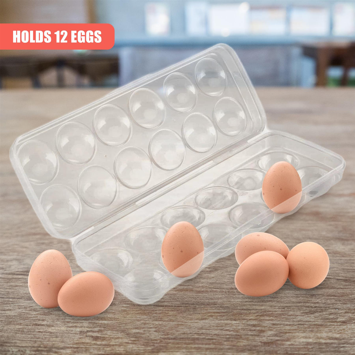 12 Eggs Holder With Lid by GEEZY - UKBuyZone