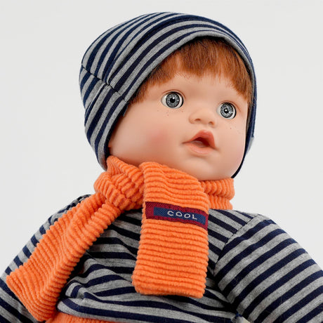 BiBi Sleeping Ginger Boy Doll (45 cm / 18") by BiBi Doll - UKBuyZone