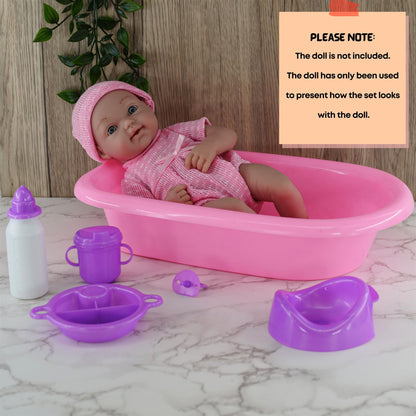 Baby Doll Bath Set with Accessories by BiBi Doll - UKBuyZone