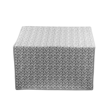 Knit Grey Large Storage Box by GEEZY - UKBuyZone