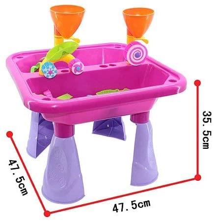 Pink Sand and Water Table Garden Sandpit Play Set by The Magic Toy Shop - UKBuyZone