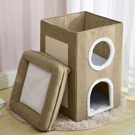 GEEZY Foldable Cosy Cat Houses