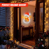 Snowman Neon Sign