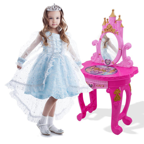 Princess Vanity Dressing Table & Stool Toy by The Magic Toy Shop - UKBuyZone