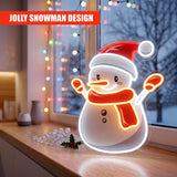 Snowman Neon Sign