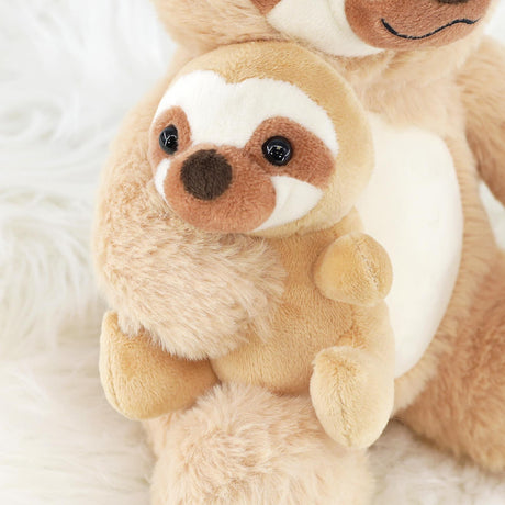 Mum and Baby Sloth Plush Toys by The Magic Toy Shop - UKBuyZone