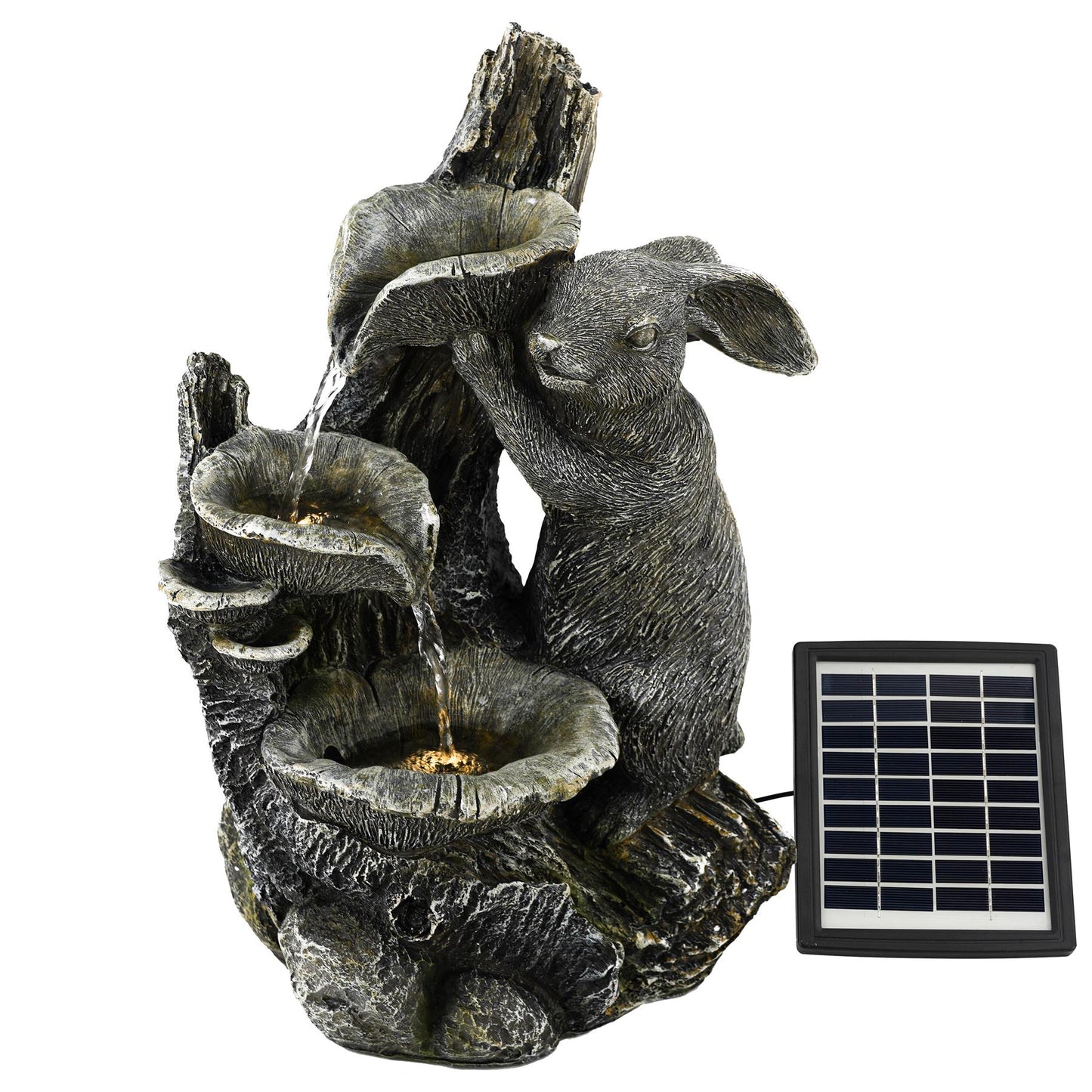 Solar Rabbit Fountain by GEEZY - UKBuyZone