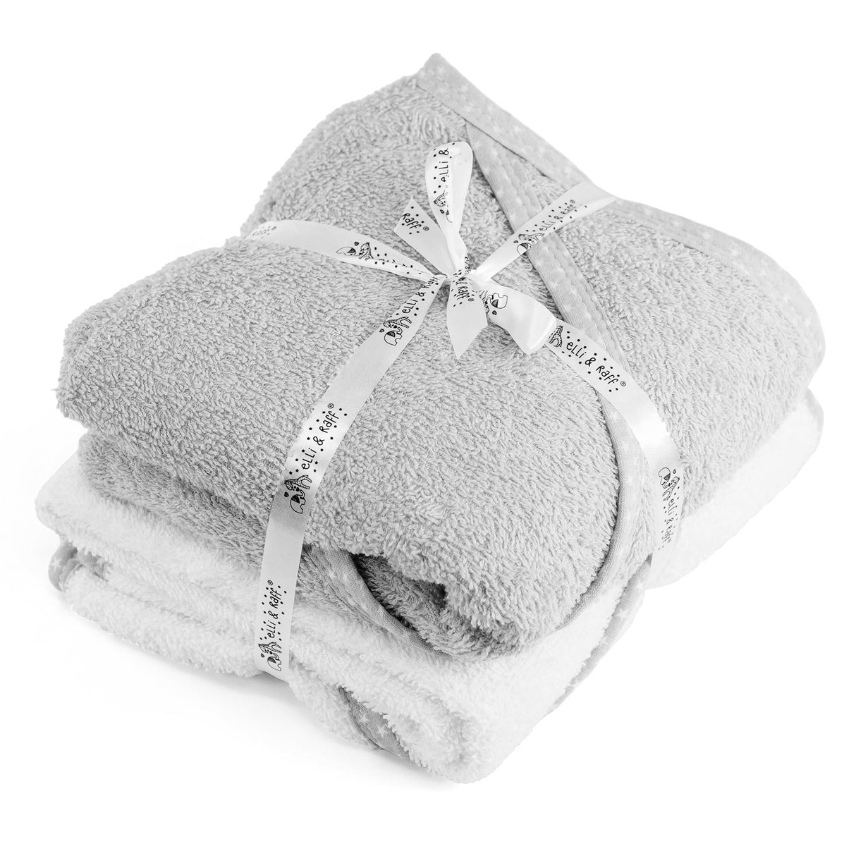 GEEZY Set of 2 Hooded Baby Bath Towel