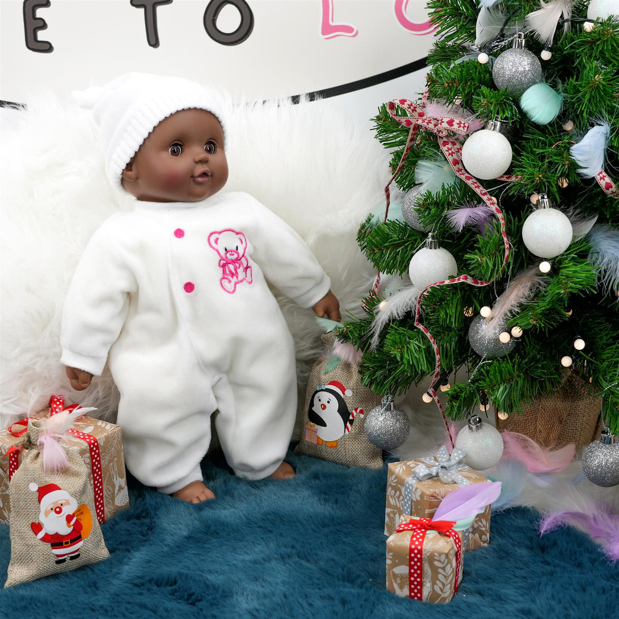 BiBI Black Sleeping Doll (40 cm / 16")