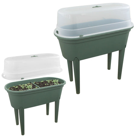 Green Colour Greenhouse Table With Lid by Geezy - UKBuyZone