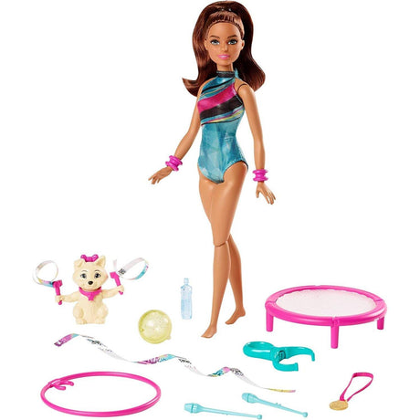 Barbie Spin ‘n Twirl Gymnast Doll and Accessories by Barbie - UKBuyZone