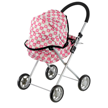 BiBi Doll Classic Dolls Pram Pink