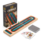 Wooden Cribbage Board Game