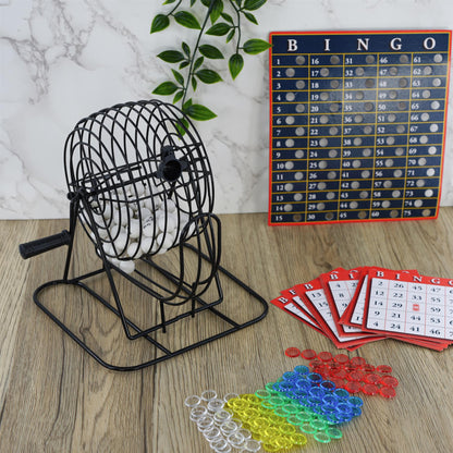 Bingo Lotto Set with Metal Cage by The Magic Toy Shop - UKBuyZone