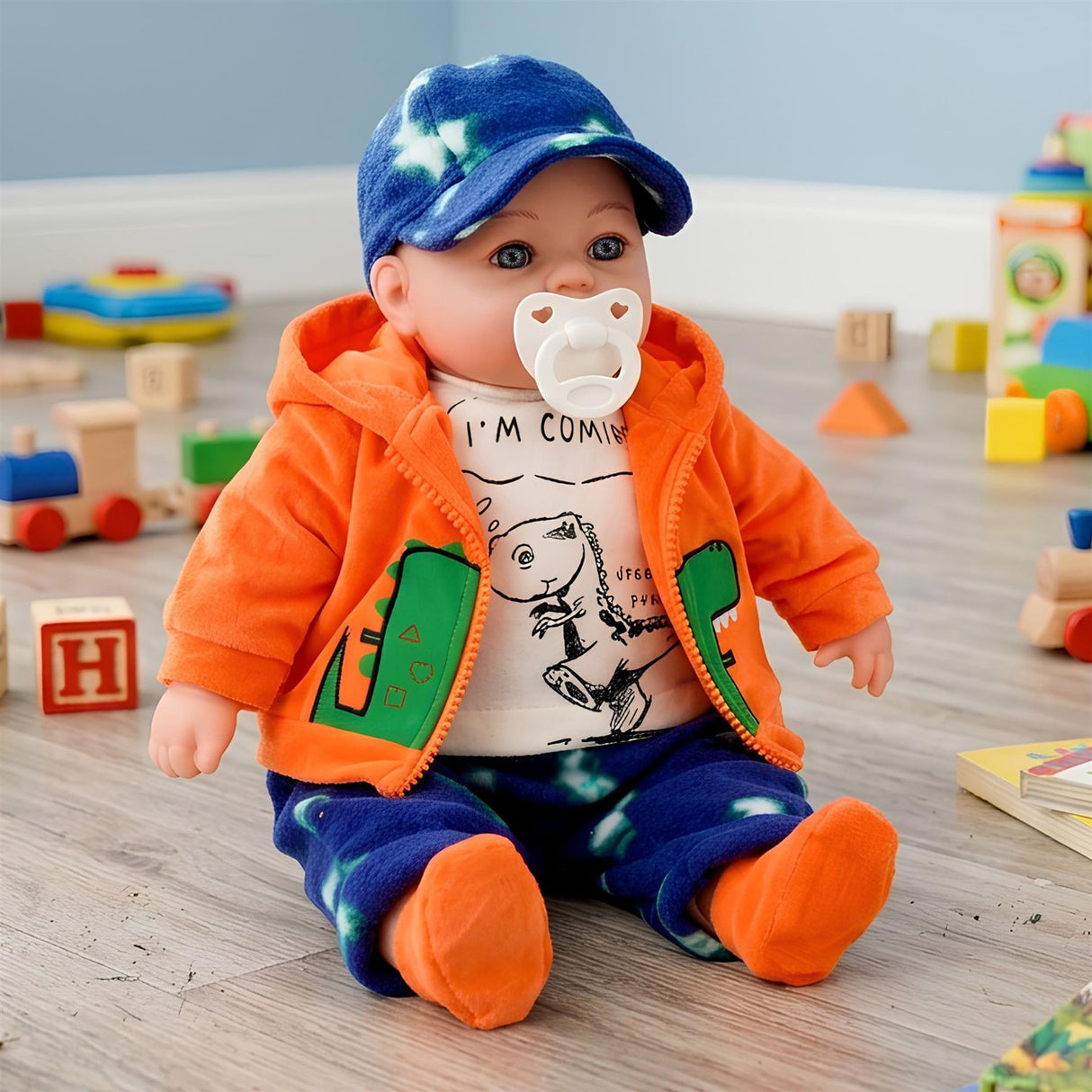 BiBi Baby Doll "#3 Dinoboy" (45 cm / 18")