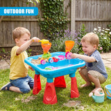 Blue Sand and Water Table Garden Sandpit Play Set