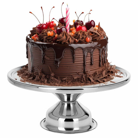 GEEZY Stainless Steel Cake Stand 33 cm