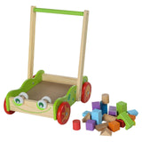 Baby Wooden Walker and Building Bricks Set by The Magic Toy Shop - UKBuyZone