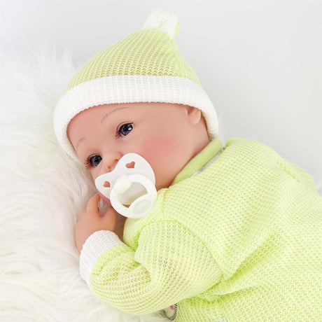 Reborn Baby Boy Doll with Open Eyes by BiBi Doll - UKBuyZone