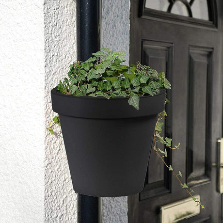 Black Drainpipe Planter by GEEZY - UKBuyZone