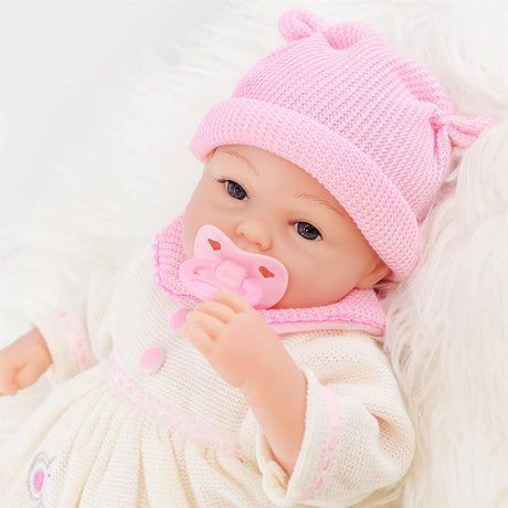 Reborn Baby Girl Doll with Open Eyes by BiBi Doll - UKBuyZone