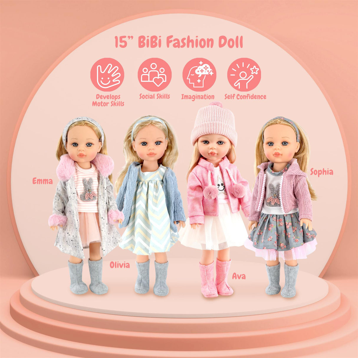 BiBi Fashion Doll " Sophia" (38 cm / 15")