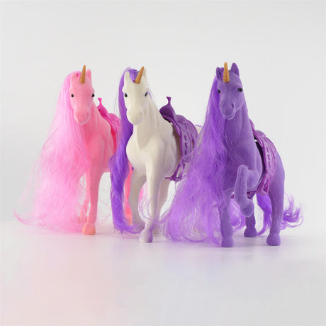 Unicorn Stable with Three Unicorns and Accessories by The Magic Toy Shop - UKBuyZone