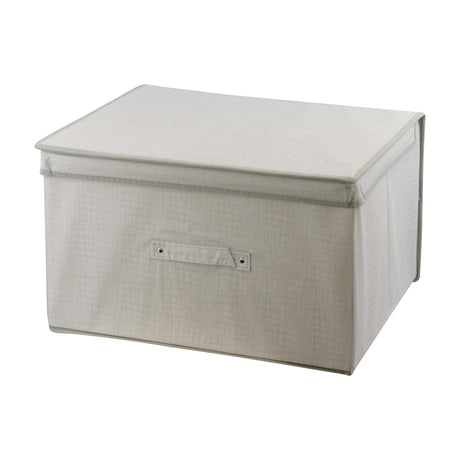 Linen Natural Large Storage Box by The Magic Toy Shop - UKBuyZone