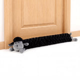 Novelty Black Sheep Draught Excluder for Doors