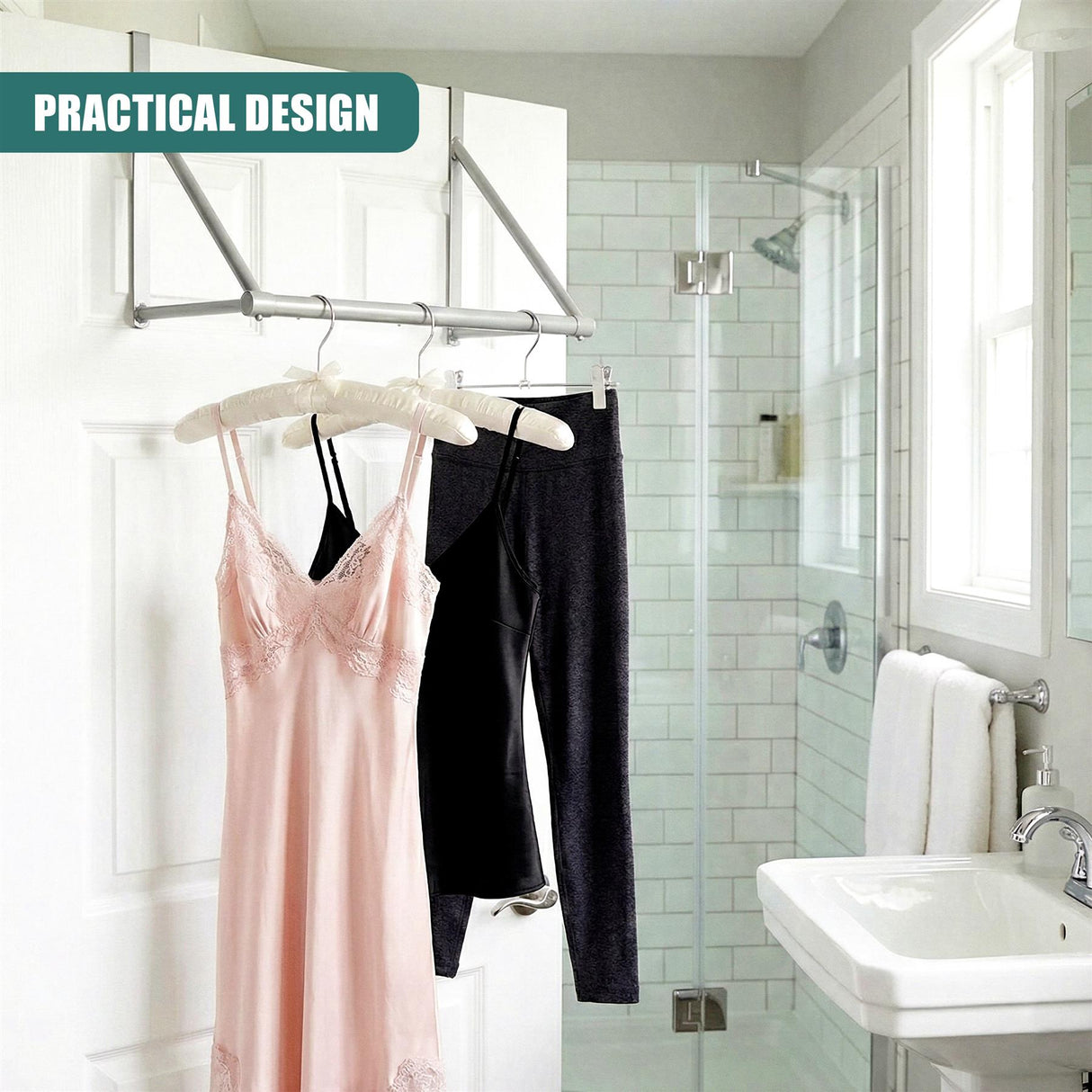 Over The Door Rail Hanger Bar