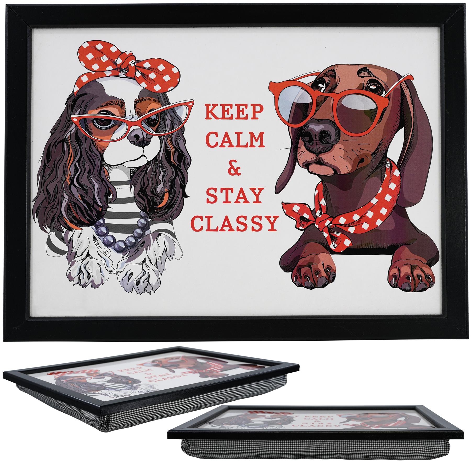 Keep Calm Lap Tray With Bean Bag Cushion by Geezy - UKBuyZone