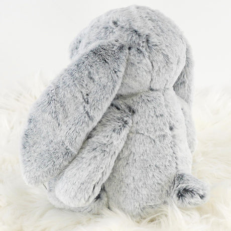 10" Plush Super Soft Grey Rabbit Cuddly Toy by The Magic Toy Shop - UKBuyZone