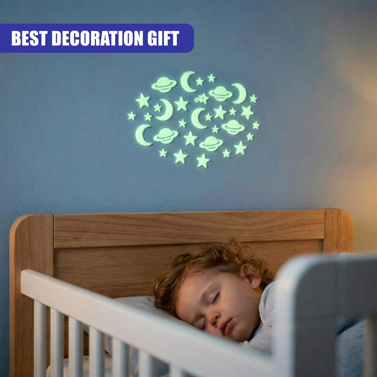 Glow in the Dark Moon & Stars