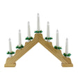 Wooden Candle Bridge With 7 Led Lights by Geezy - UKBuyZone