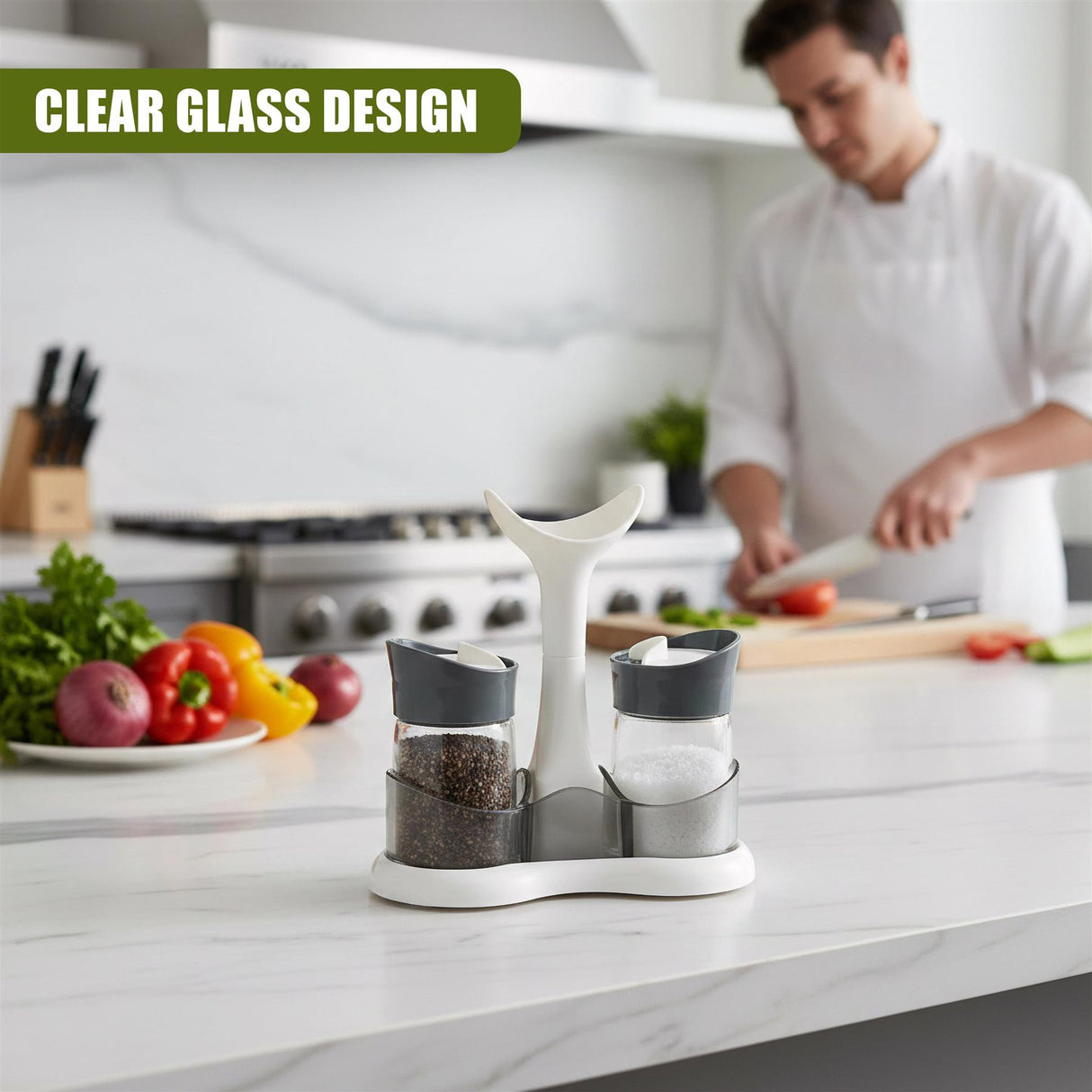 Cruet Salt and Pepper Shaker Set