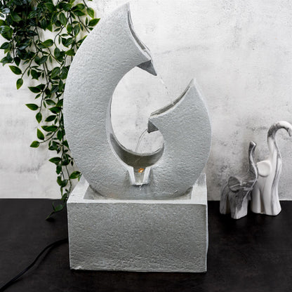 Horn Water Feature With Led Lights by GEEZY - UKBuyZone