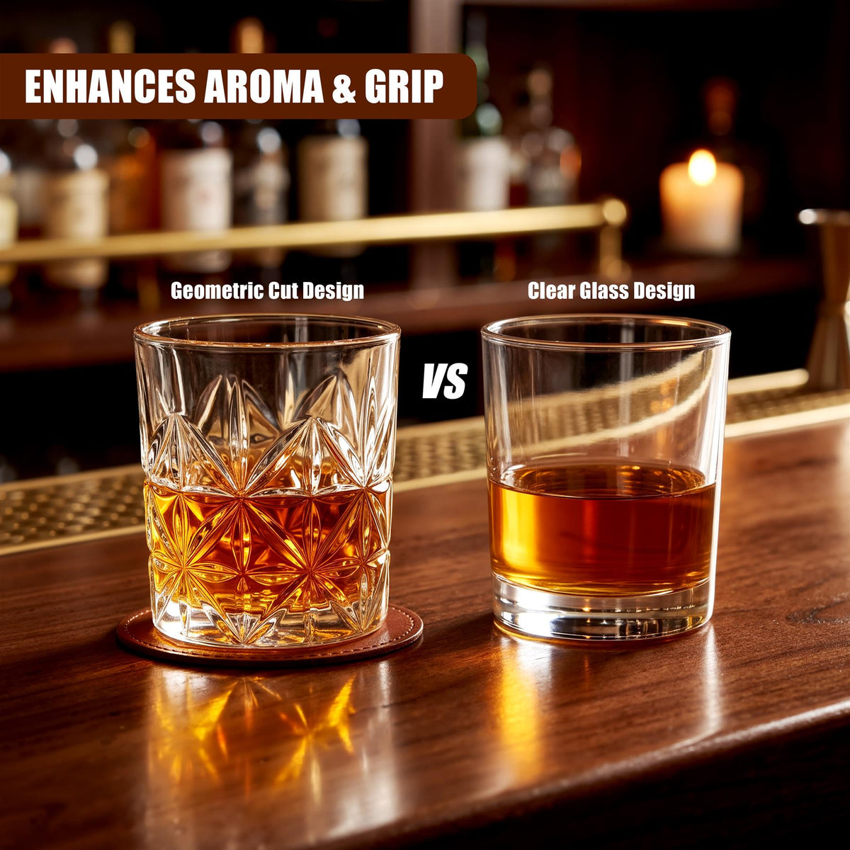 Set of 4 Whisky Glasses