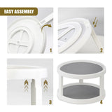 2 Tier Rotating Spice Rack 25cm