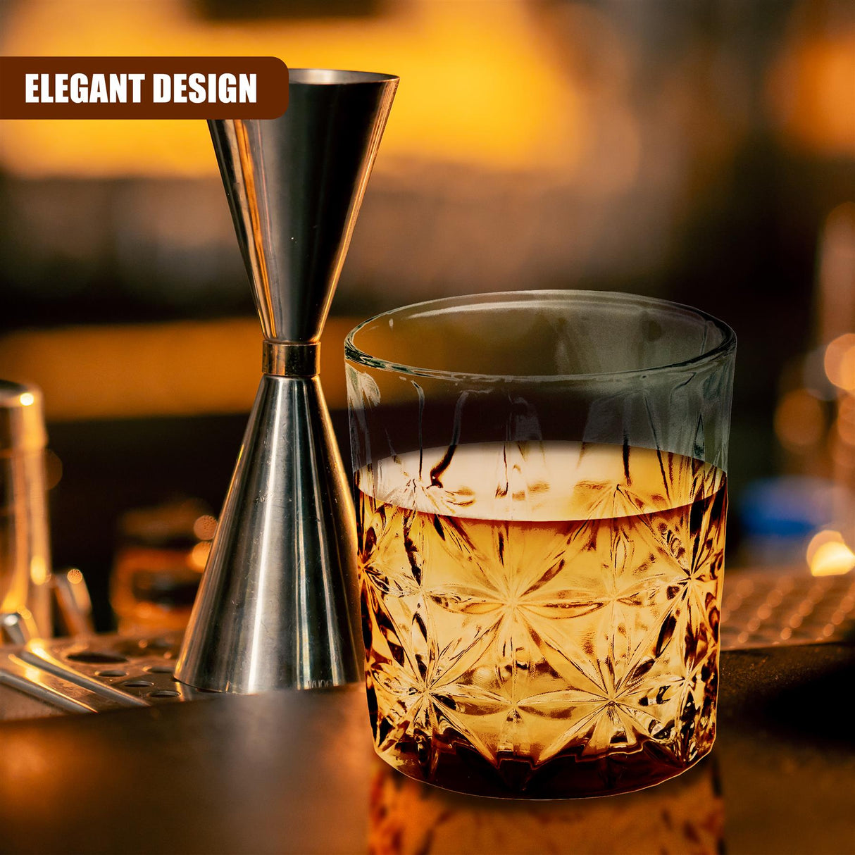 Set of 4 Whisky Glasses